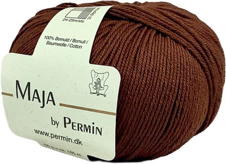 Maja Permin - 100% Bomullsgarn Fv 880366 Nutsshell