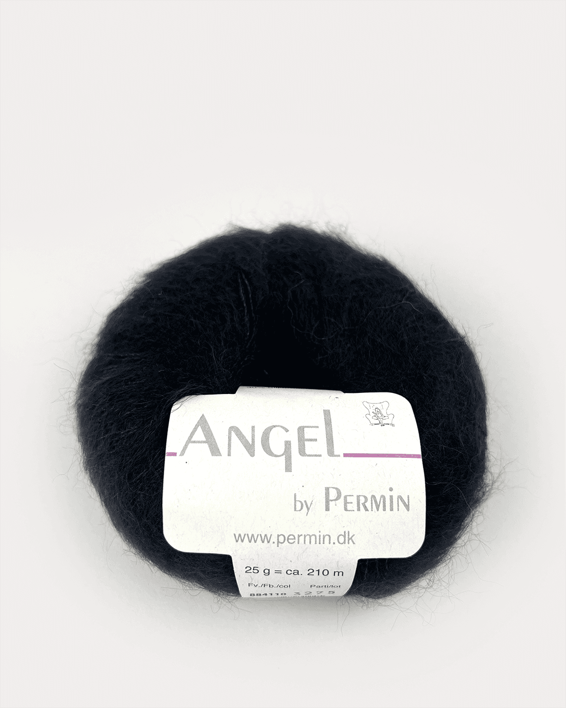 Angel Permin - Mohair och Sidengarn -  884110 Svart