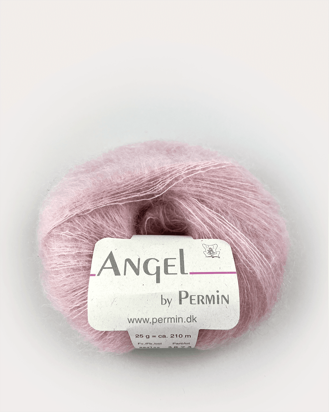 Angel Permin - Mohair och Sidengarn -  884155 Ljuseröd