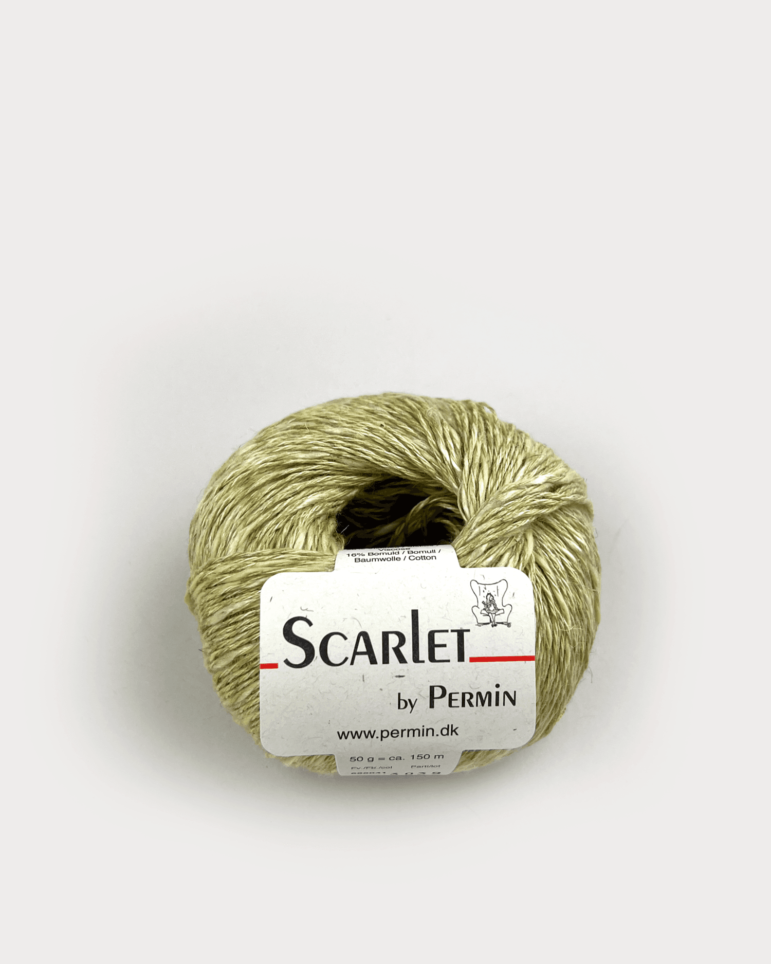 Scarlet Permin Lingarn fv 888041 Ljus Lime