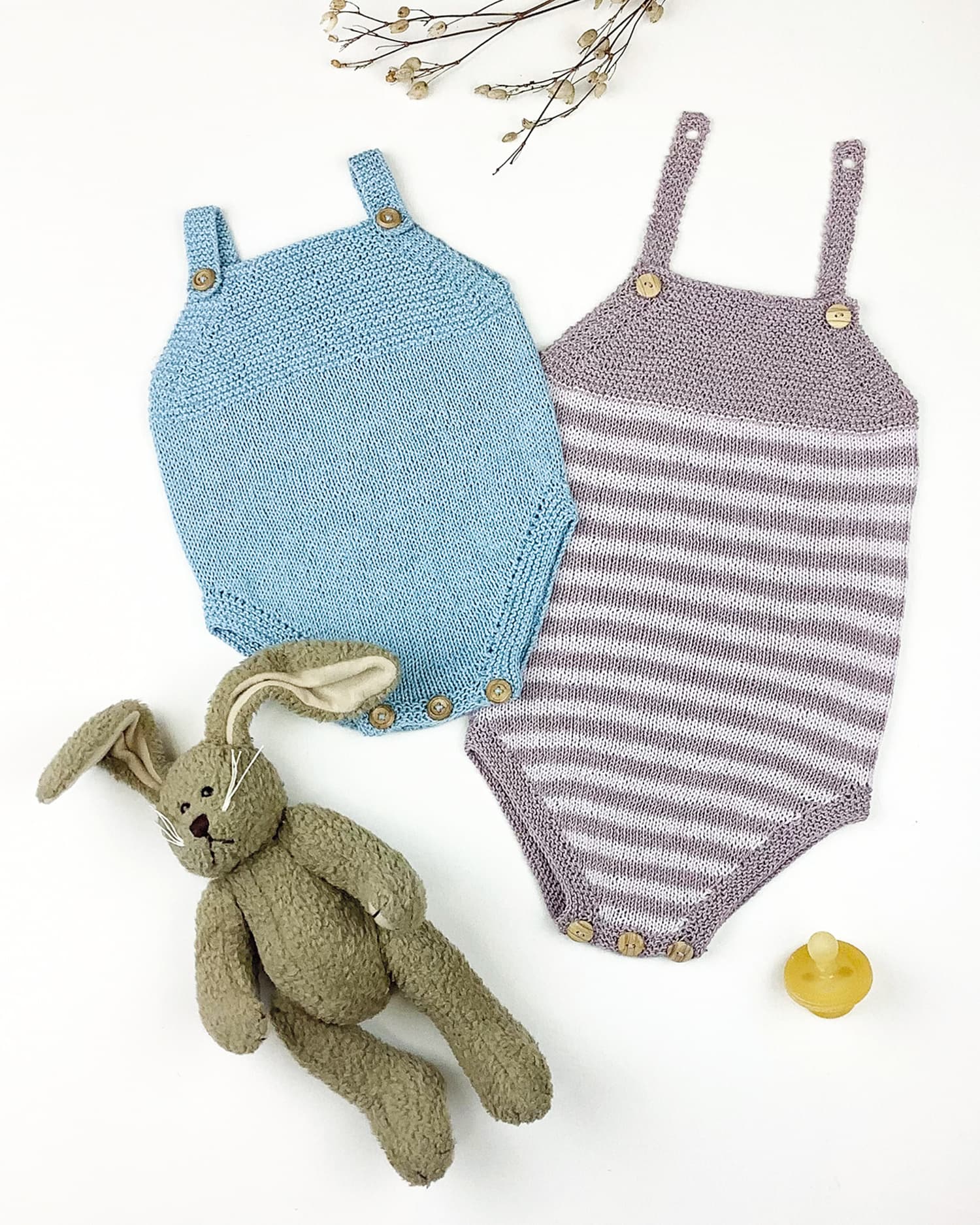 Elise stickmönster By Permin Romper med Ränder 891142