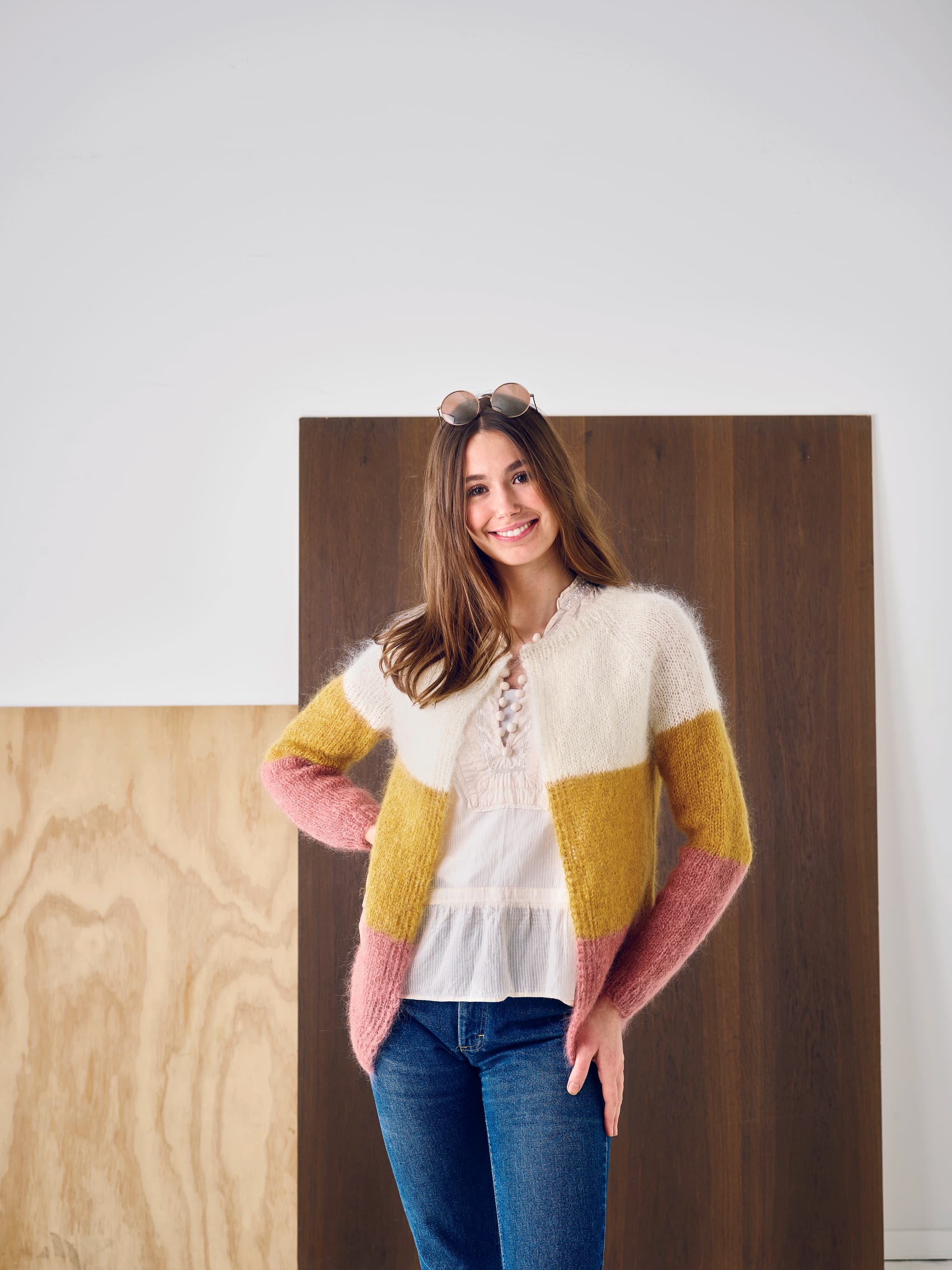 Bella stickmönster - Cardigan stickmönster - 893209