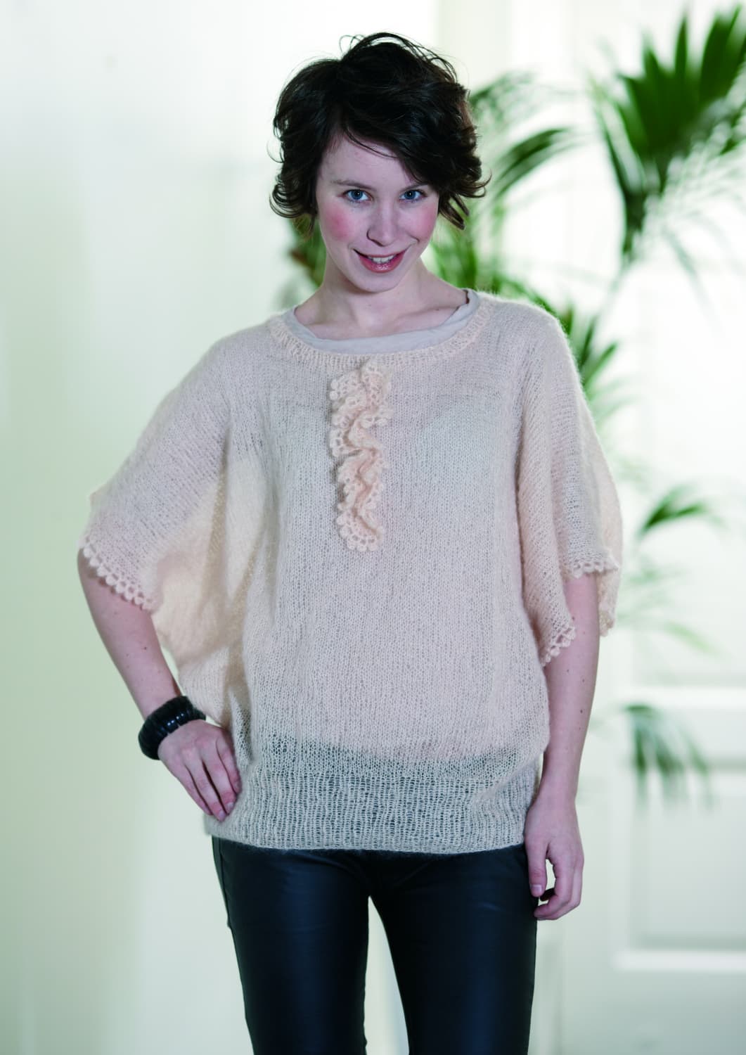 Bluse m/flagermusærme Angel garn 894109