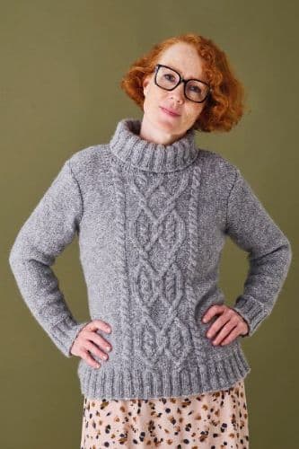 Alice Permin Stickmönster/stickkit-ARANSWEATER-896295 ARANSWEATER 896295 Endast stickmönster