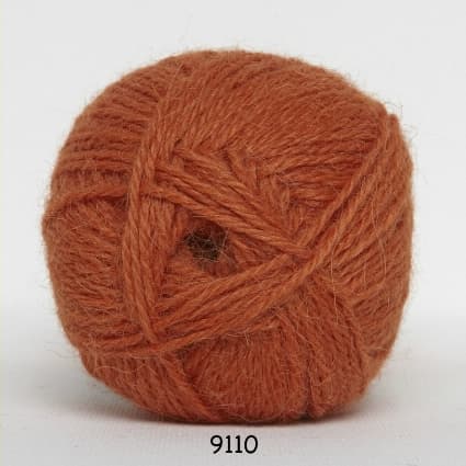 Hjerte Alpaca - Alpaca ullgarn - fv 9110 Orange