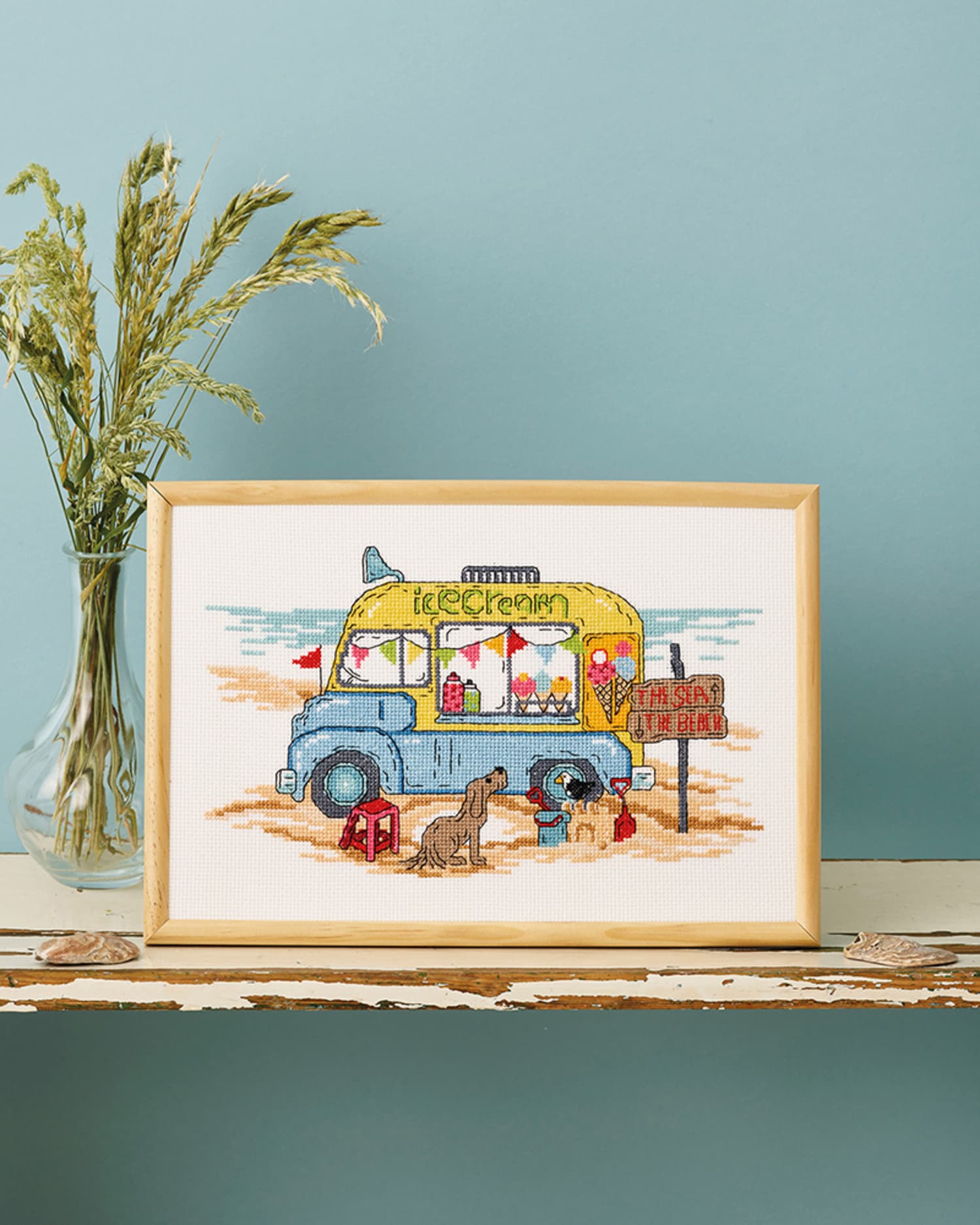Permin Broderi - Broderi Med Glassbil Icecreamtruck - 92-3428
