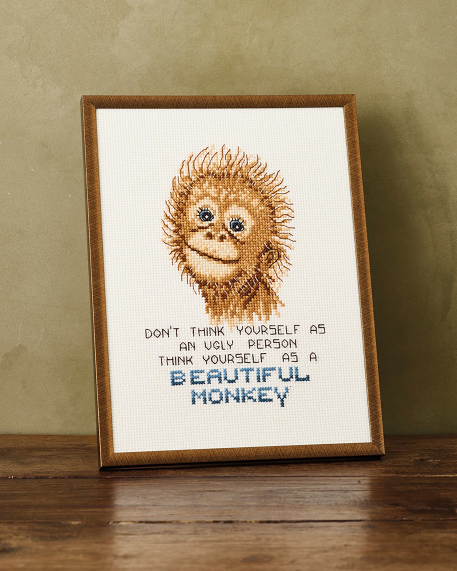 Permin Broderikit - Broderi Med Orangutang - 92-3450