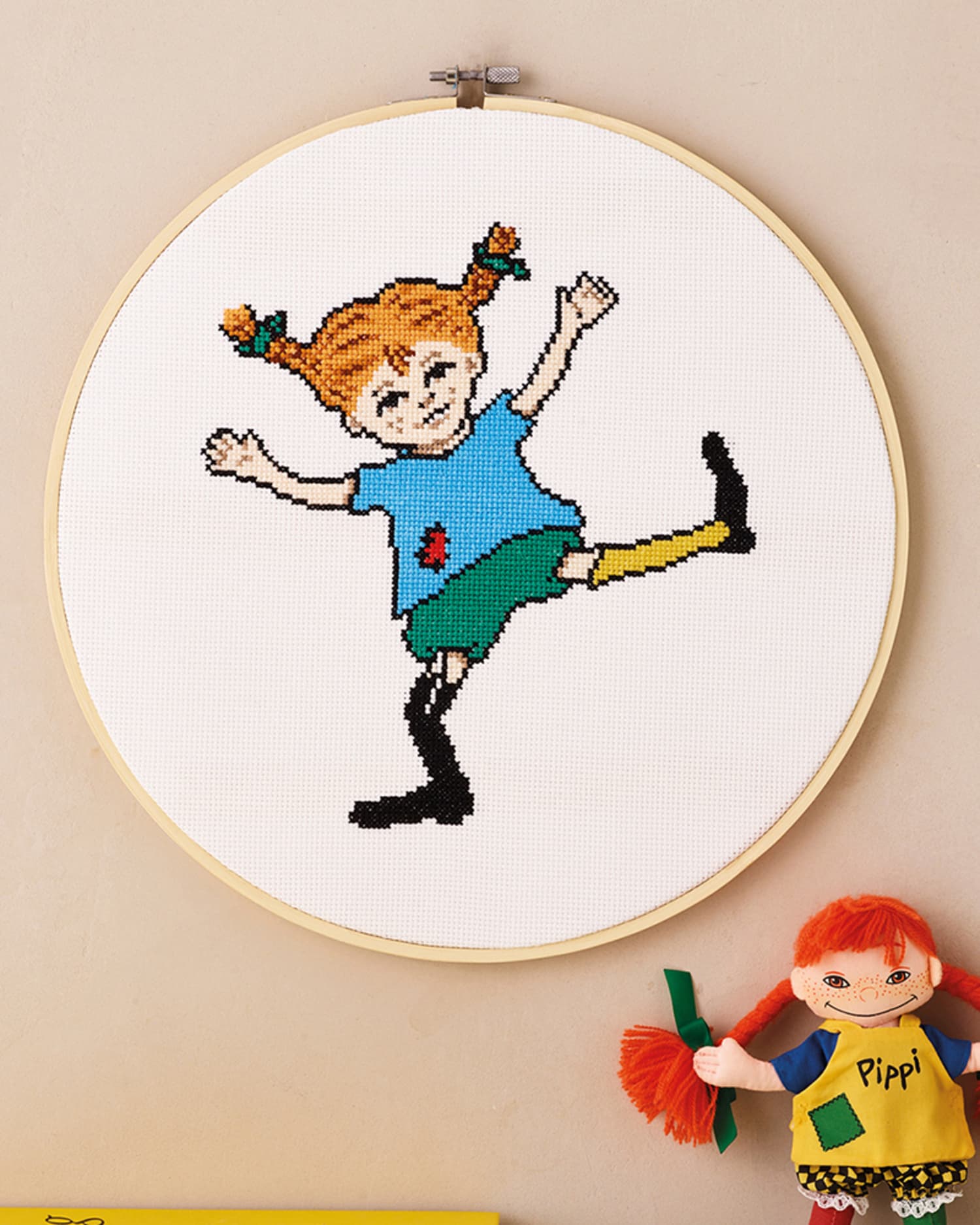 Broderikit Pippi Långstrump Permin 92-4536