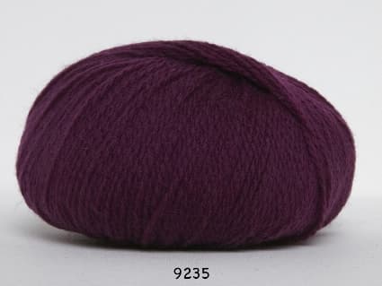 Hjerte Fine Highland Wool - ullgarn - Hjertegarn - fv 9235 röd Lilla