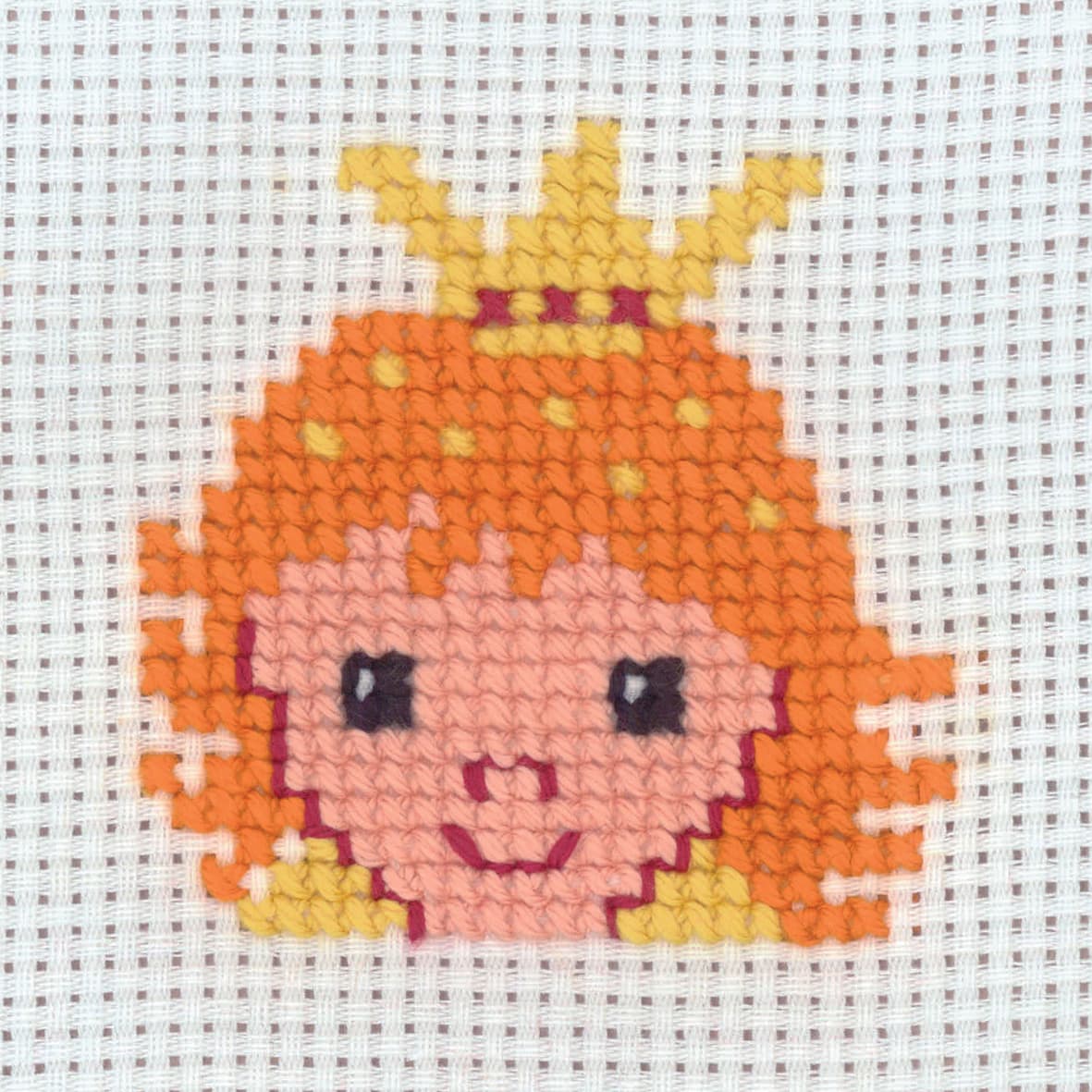Broderi - Räknar broderi för barn - 14-9330 med Prinsessa