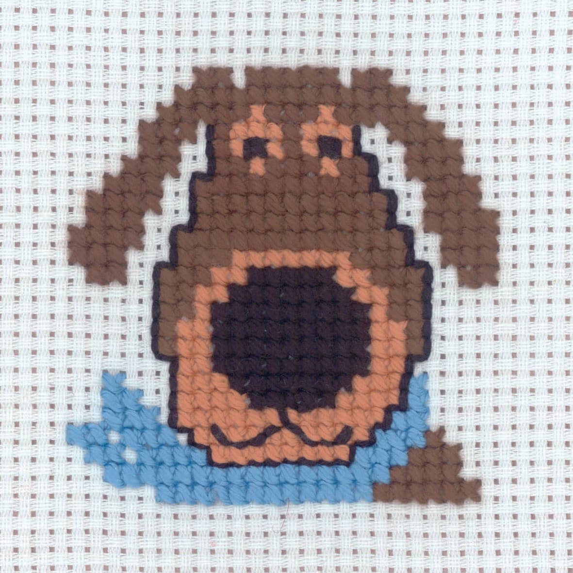 Broderi - Räknar broderi för barn - 14-9339 med Hund