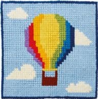 Permin Broderi - Signerad broderisats för barn med ballong - 9371