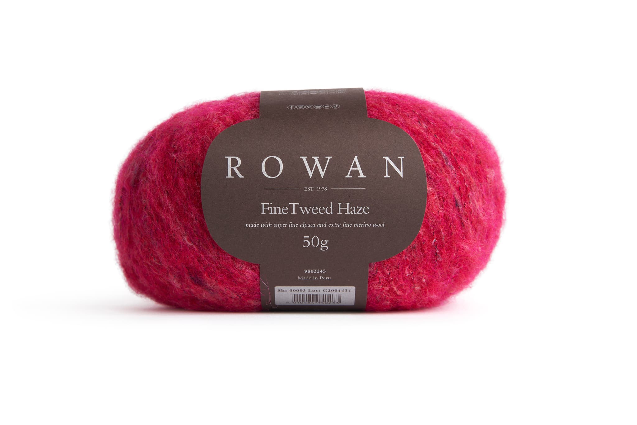 Rowan Fine Tweed Haze Fv 0003 Rose