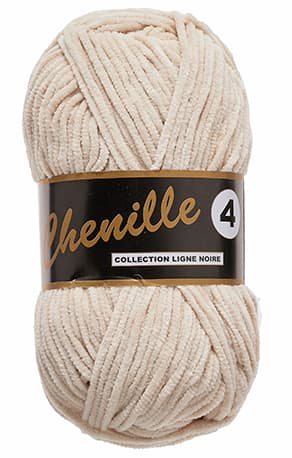 Lammy Chenille 4 50 GR Nallebjörn Garn - 0016 Beige