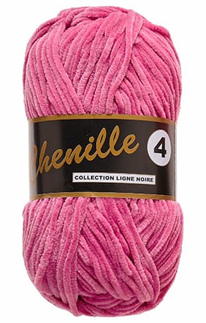 Lammy Chenille 4 50 GR Nallebjörn Garn - 0020 Rosa