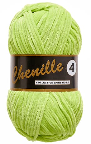 Lammy Chenille 4 50 GR Nallebjörn Garn - 0071 Neon Grön