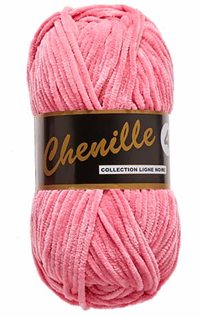 Lammy Chenille 4 50 GR Nallebjörn Garn - 0730 Rosa