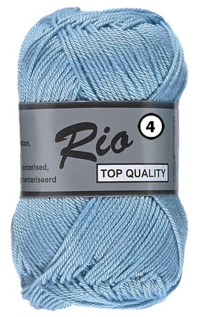 Rio 4 Merceriserad Bomull Lammy Yarn Fv 011