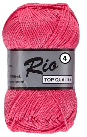 Rio 4 Merceriserad Bomull Lammy Yarn Fv 020
