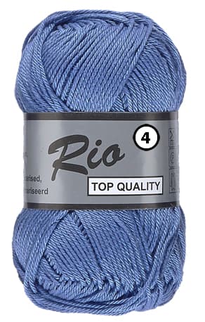 Rio 4 Merceriserad Bomull Lammy Yarn Fv 022