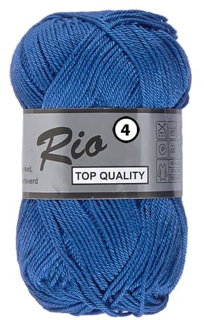 Rio 4 Merceriserad Bomull Lammy Yarn Fv 039