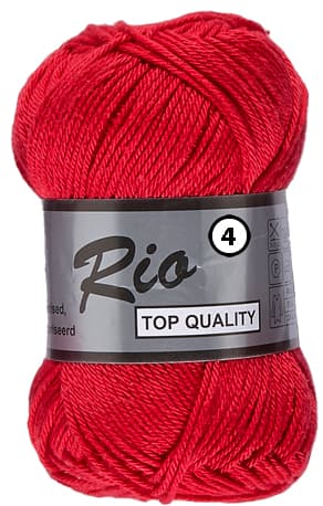 Rio 4 Merceriserad Bomull Lammy Yarn Fv 043