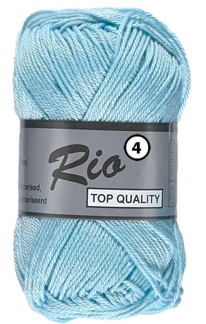 Rio 4 Merceriserad Bomull Lammy Yarn Fv 459
