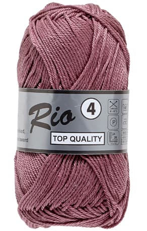 Rio 4 Merceriserad Bomull Lammy Yarn Fv 760