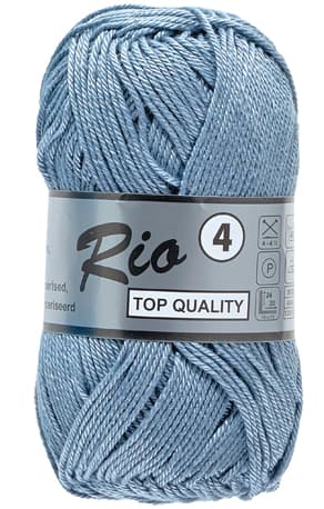 Rio 4 Merceriserad Bomull Lammy Yarn Fv 839