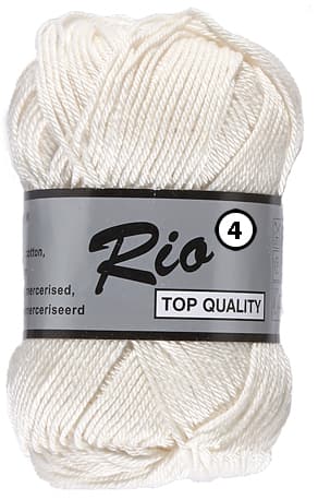 Rio 4 Merceriserad Bomull Lammy Yarn Fv 844