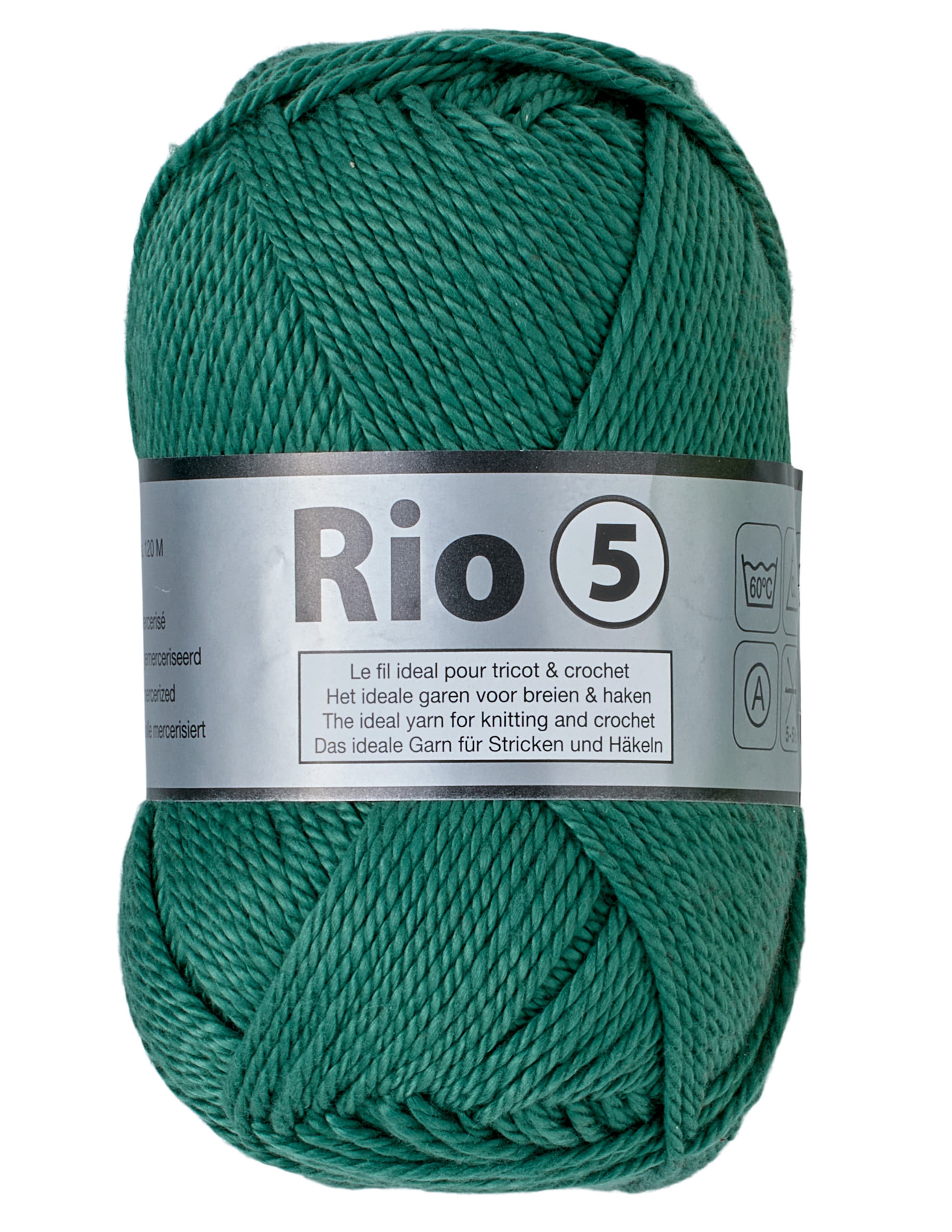 Rio 5 Merceriserad Bomulls garn Lammy Yarn Fv 458