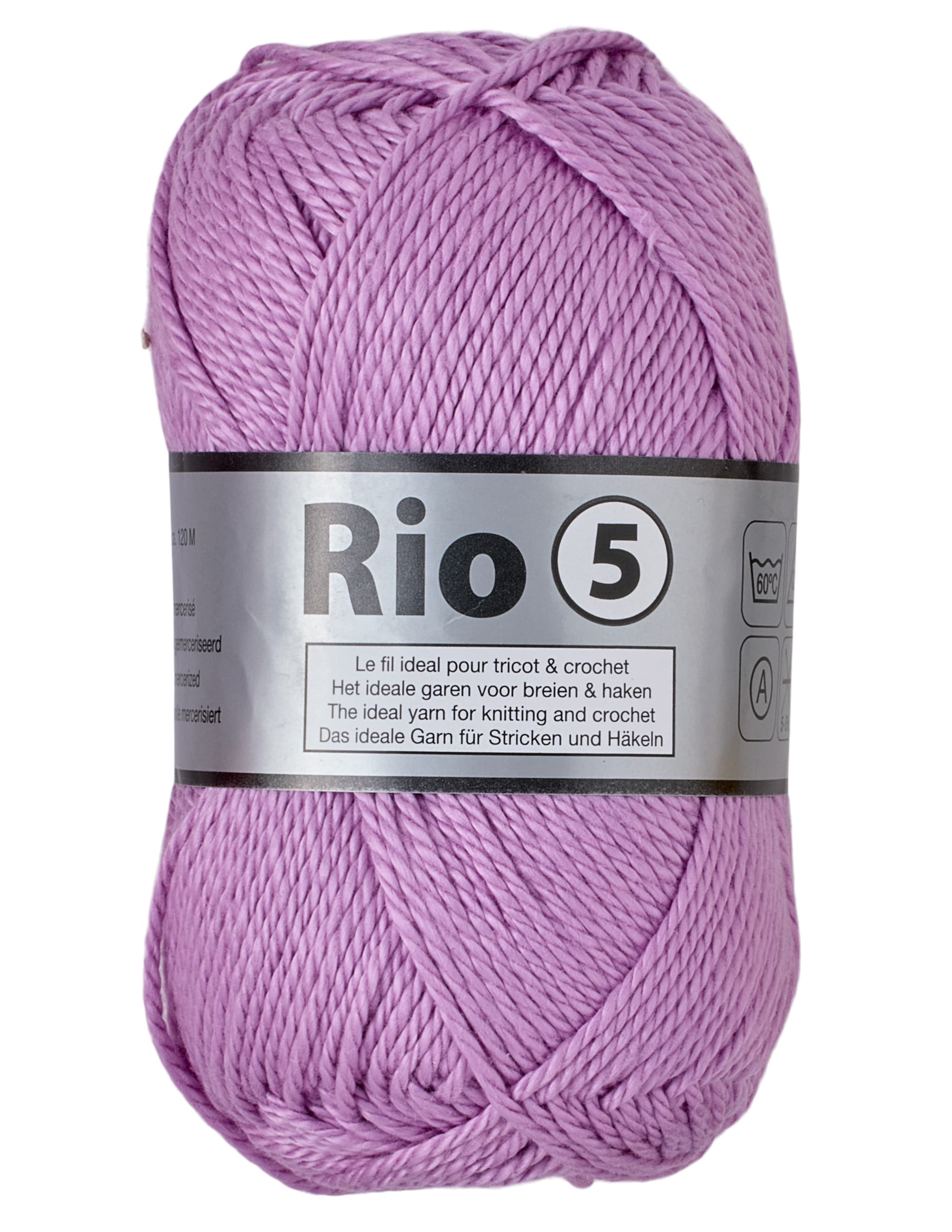 Rio 5 Merceriserad Bomulls garn Lammy Yarn Fv 740