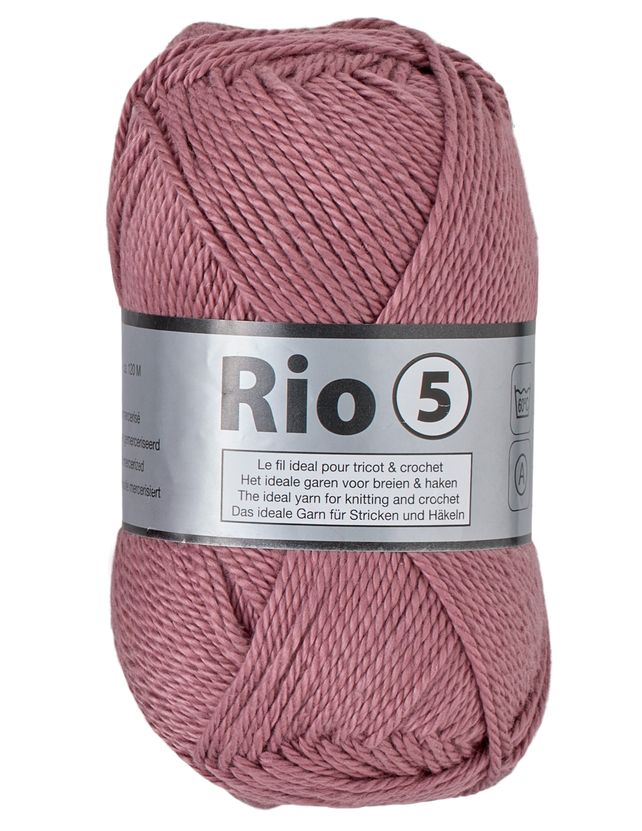 Rio 5 Merceriserad Bomulls garn Lammy Yarn Fv 760