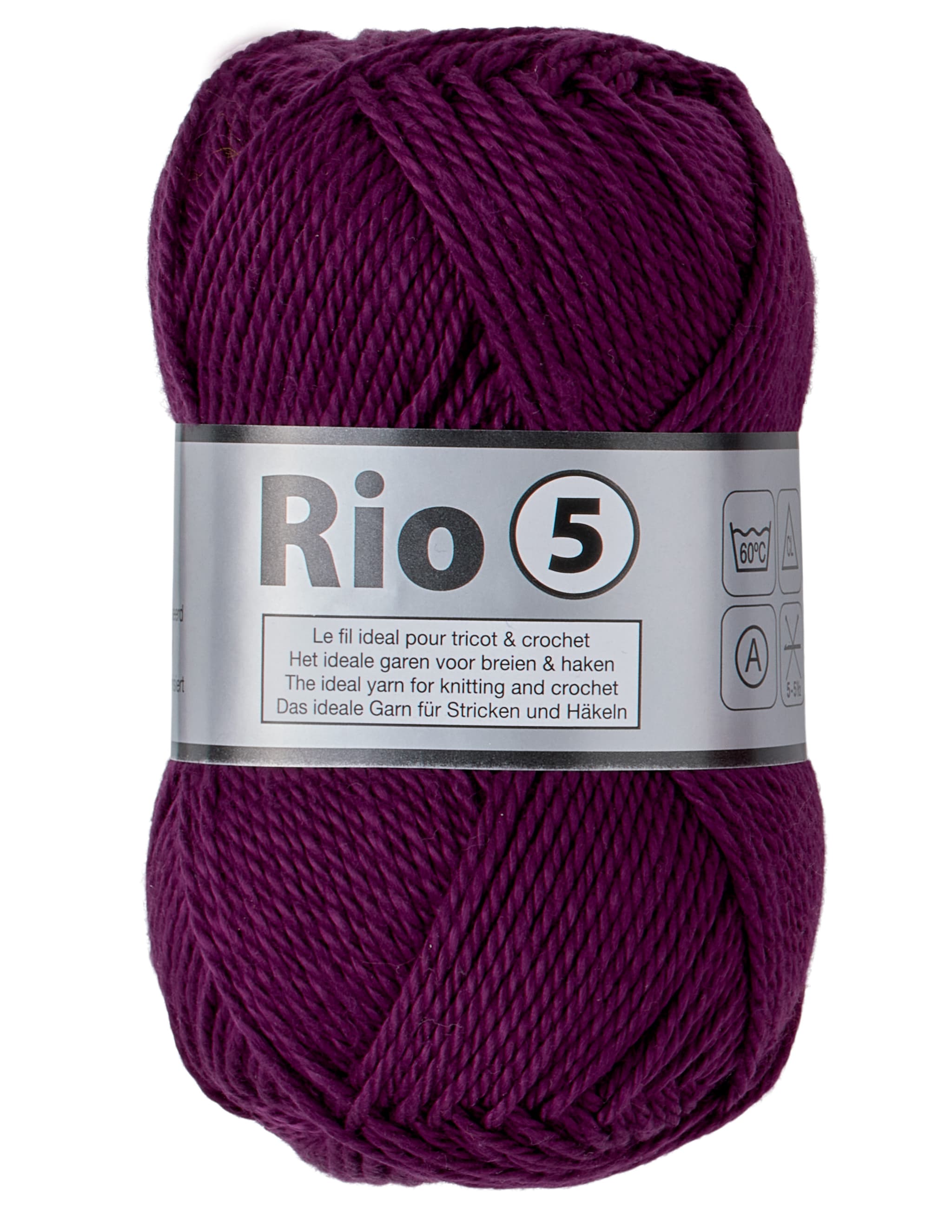 Rio 5 Merceriserad Bomulls garn Lammy Yarn Fv 858