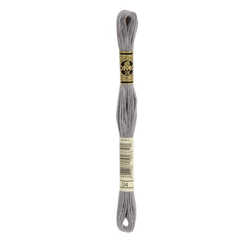 DMC Mouliné Spécial 25 Broderigarn- Färg 04 Asfalt