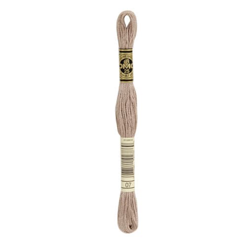 DMC Mouliné Spécial 25 Broderigarn- Färg 07 Nougat