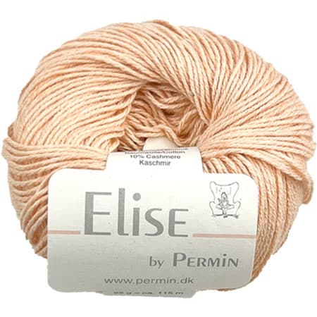 Permin Elise - Bomull/cashmere - Fv 881129 Abrikos