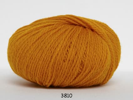 Hjerte Fine Highland Wool - ullgarn - Hjertegarn - fv 3810 curry Gul