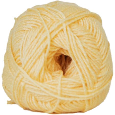 Hjertegarn Lana Cotton 212 - Bomullsgarn - Merino Garn - 3050 Ljus Gul