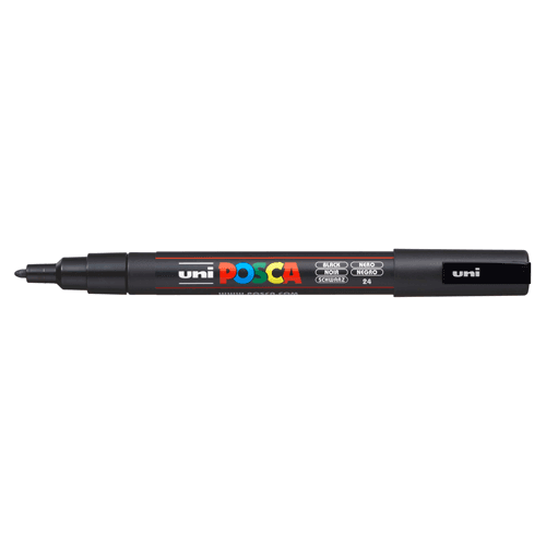 Posca Tusser - PC-3M 0,9 - 1,3 mm 1 st Sort 24
