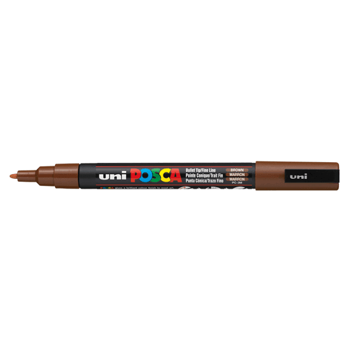 Posca Tusser - PC-3M 0,9 - 1,3 mm 1 st Brun 21