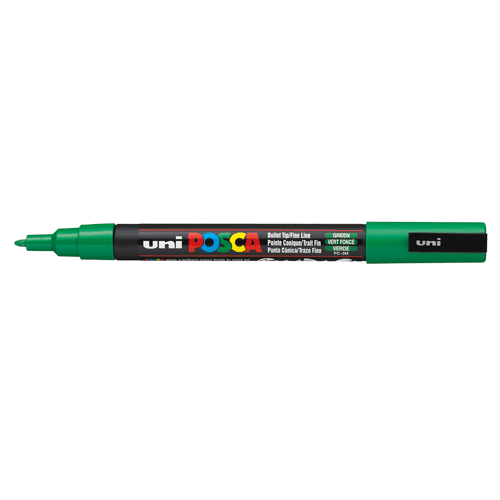 Posca Tusser - PC-3M 0,9 - 1,3 mm 1 st Grön 6