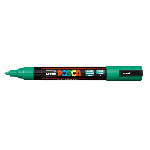 Uni Posca Tusser PC-5M 1 st 1,8-2,5 Grön 6