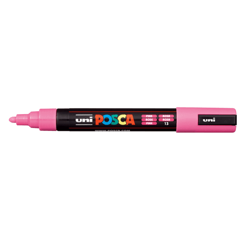 Uni Posca Tusser PC-5M 1 st 1,8-2,5 Pink 13