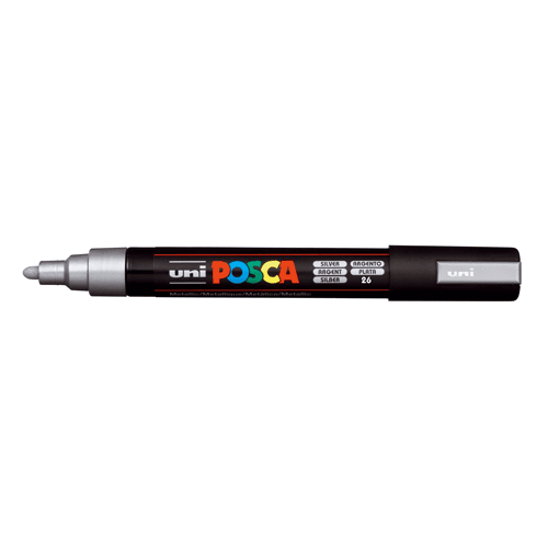Uni Posca Tusser PC-5M 1 st 1,8-2,5 Silver 26
