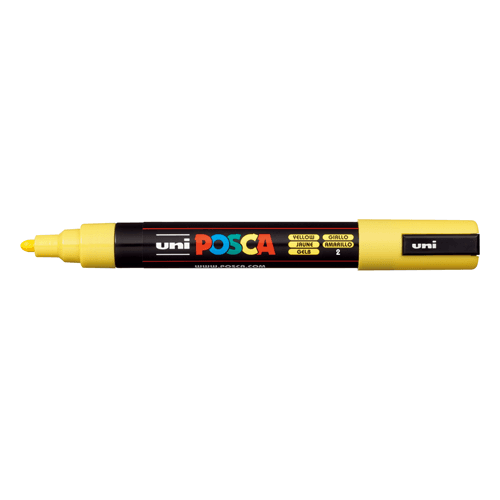 Uni Posca Tusser PC-5M 1 st 1,8-2,5 Gul 2