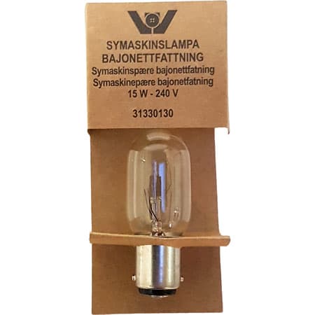 Glödlampa för symaskin universal utan tråd
