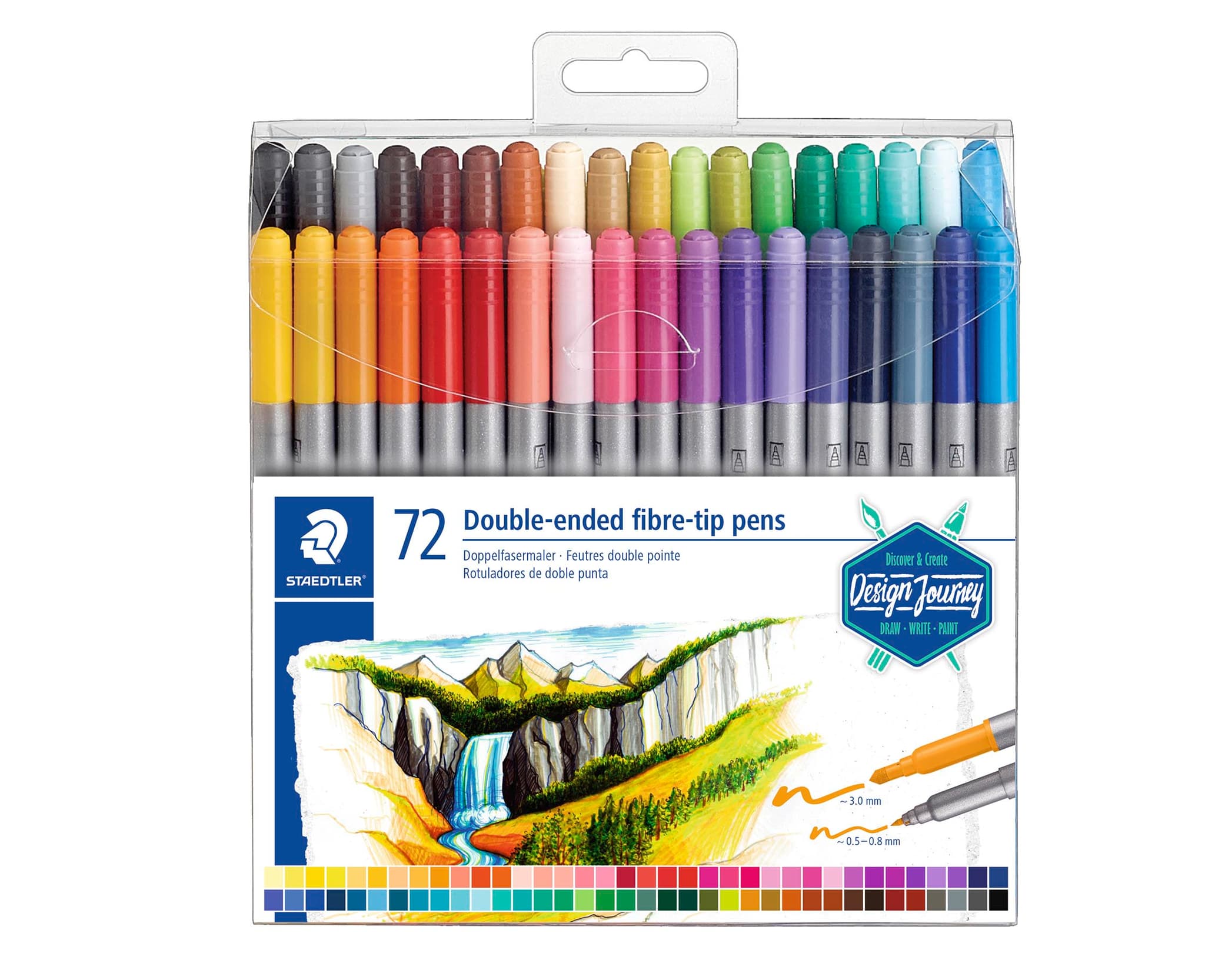 Staedtler Duo tusser 72 stk