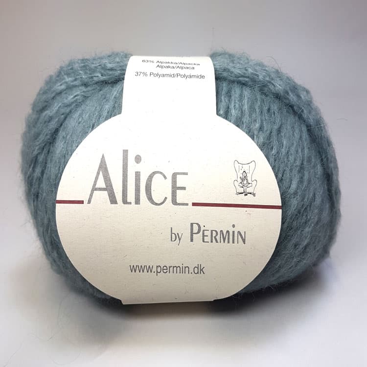Alice Permin - Alpaca  Ullgarn  - fv 27 Ljus Petrol