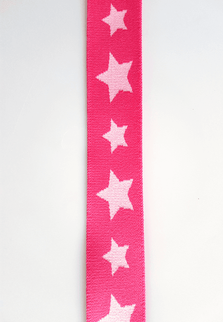 Resår för Boxershorts - Star Pink